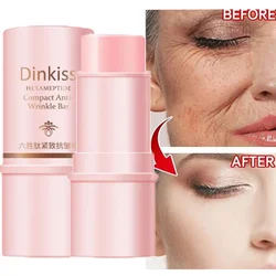 Instant Wrinkle Remover Balm Collagen Stick Firm Anti-Aging Brighten Dull Moisturizing Whiten Tighten Beauty Skin Care Cosmetic