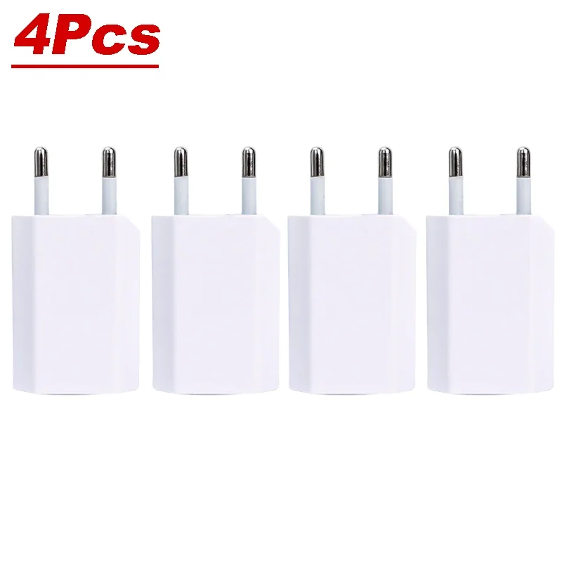 4Pcs EU Plug