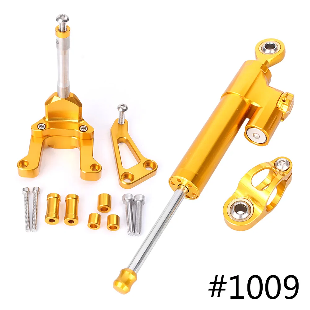 

Motorcycle CNC Steering Damper Stabilizer w/ Bracket Set Saftety Control Anodized For Yamaha M-SLAZ MSLAZ