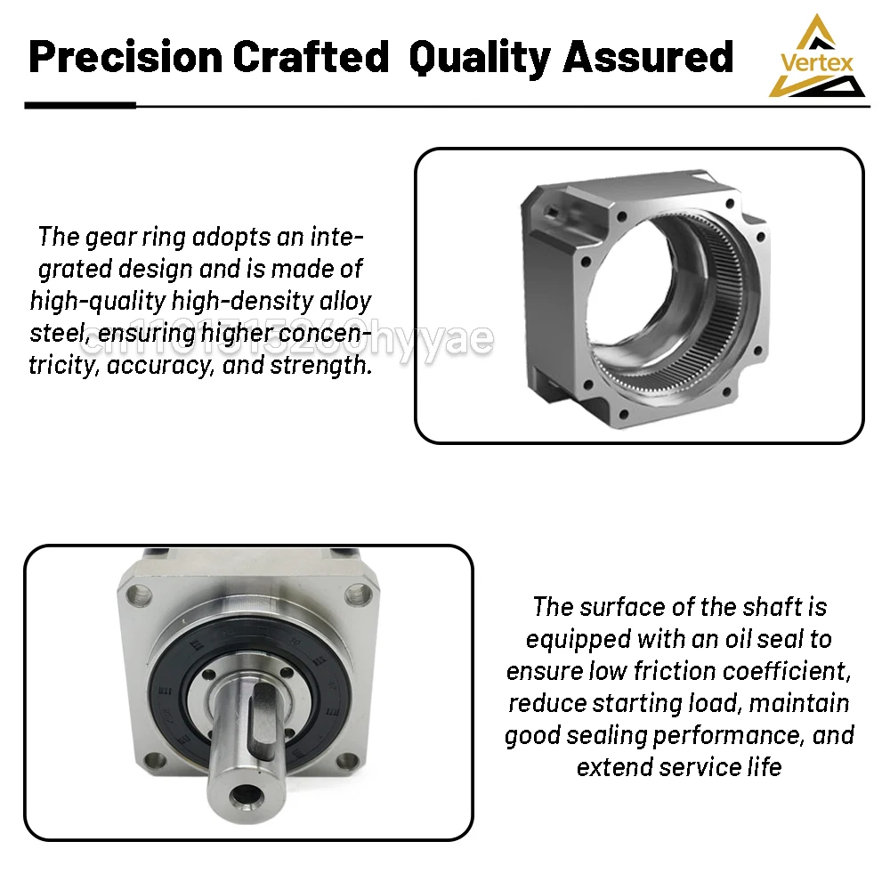 유성 기어 박스 57 모터 감속기 Nema23 스테퍼 200W 400W 600W 서보 모터 용 6.35/8/9.525/11/14mm 입력 스텝 다운 기어 박스