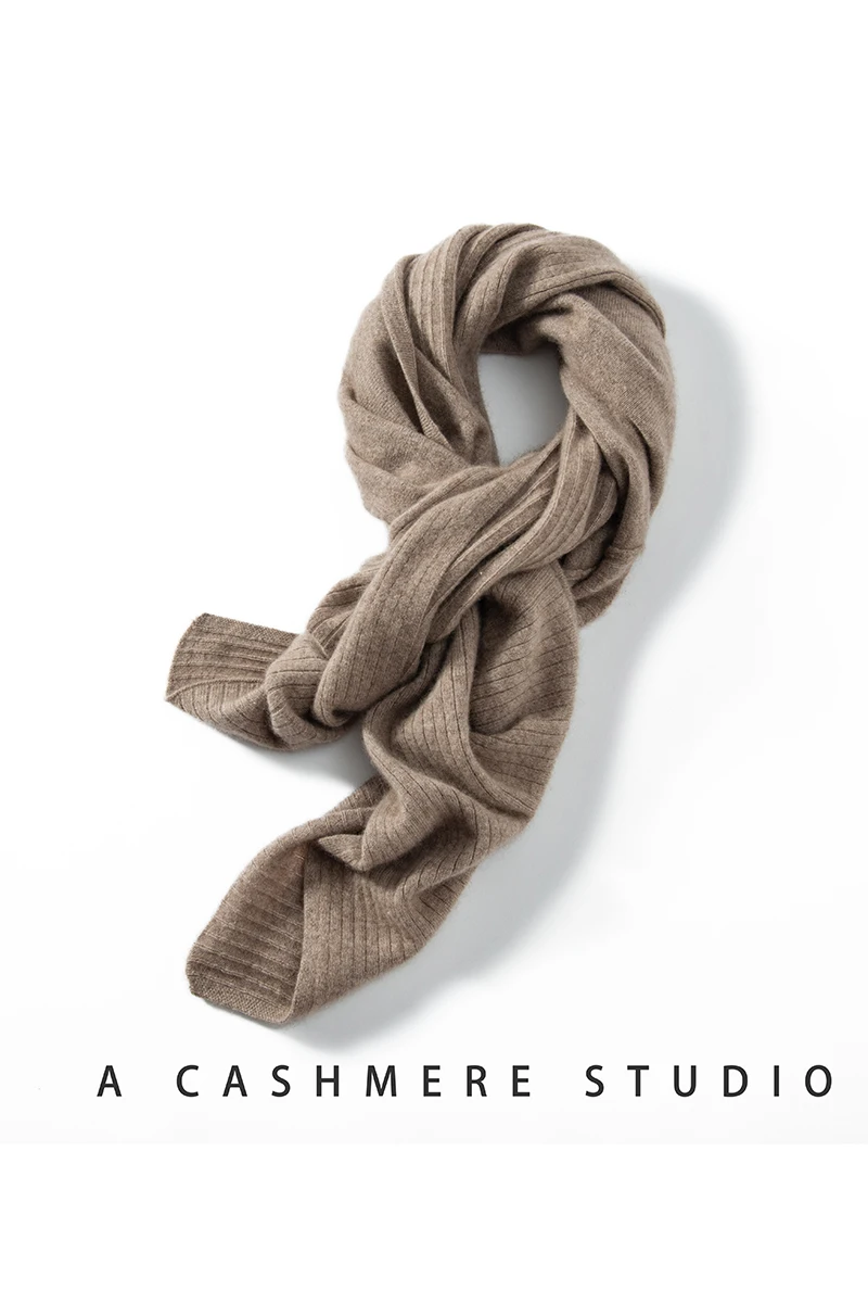 S6f541831f1a8476e880e563140c137186 New Autumn and Winter Women's 100% Cashmere Shawl Knitted Cardigan Solid Color Scarf Fashion Warm High Quality Wool Mallzona