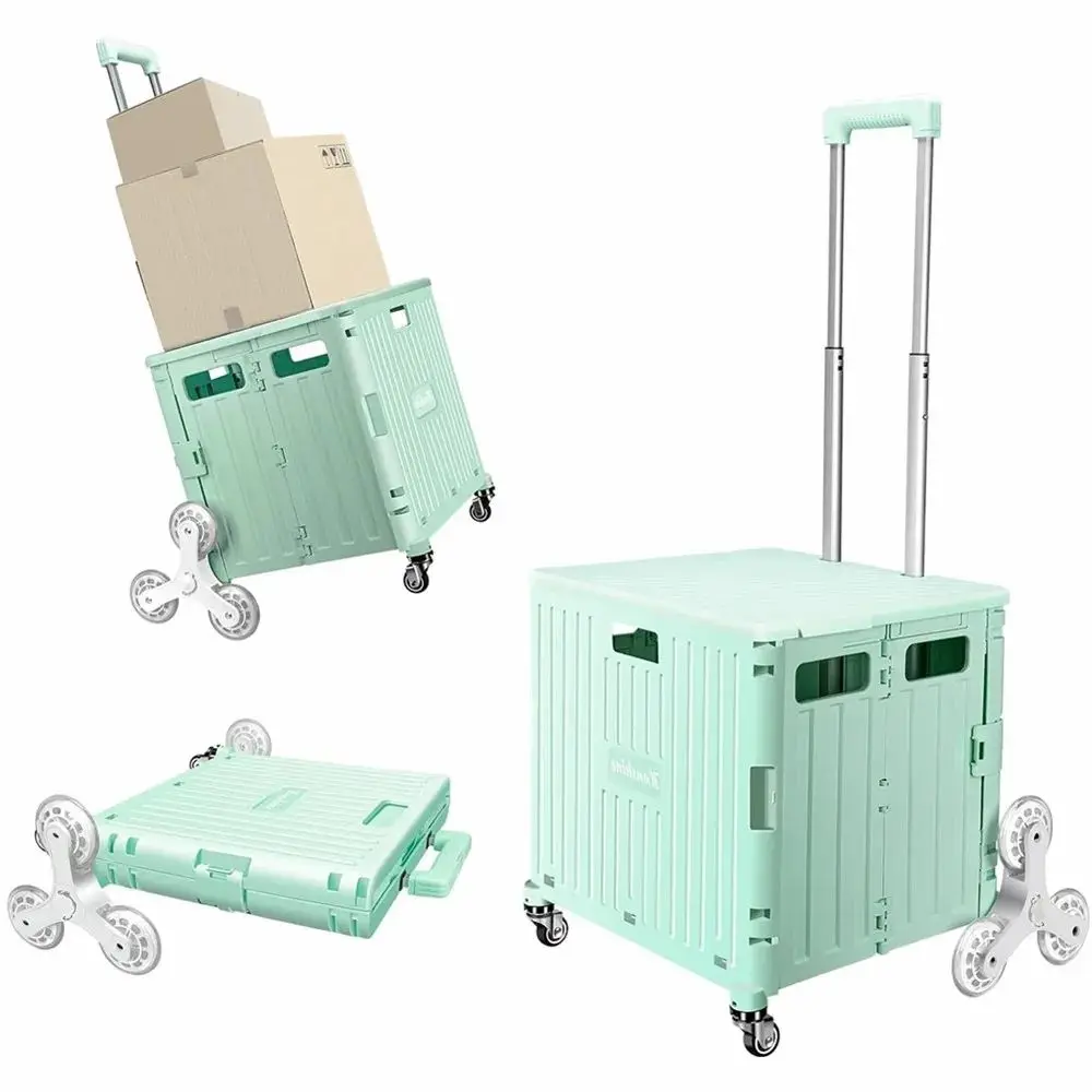 Lightweight Folding Shopping Cart brush hand cart for climbing stairs household hand pool