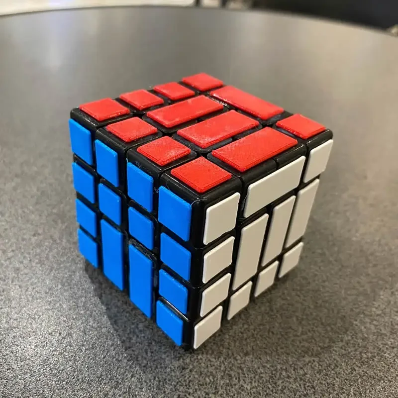 

Calvin's Evgeniy Dia-Cube-4 Bandaged 4x4x4 Magic Cube Neo Professional Speed Twisty Puzzle Brain Teasers Educational Toys