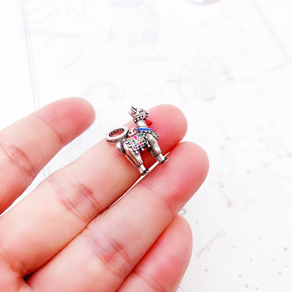 Jewelry Charms Sterling Silver Llama Charm Llama 925 Silver