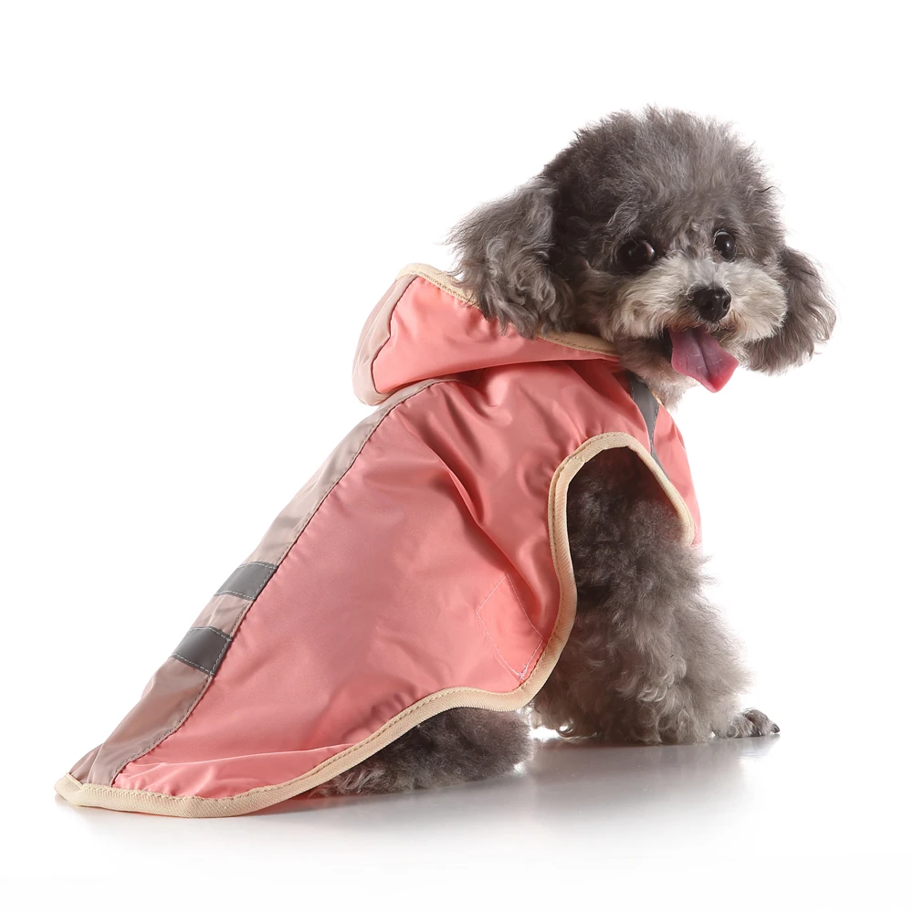 Cinta reflectante Chubasquero para perros Abrigo para mascotas grandes Ropa para mascotas Chubasquero para perros Chubasquero para perros grandes Chubasquero para cachorros Chubasquero para perros