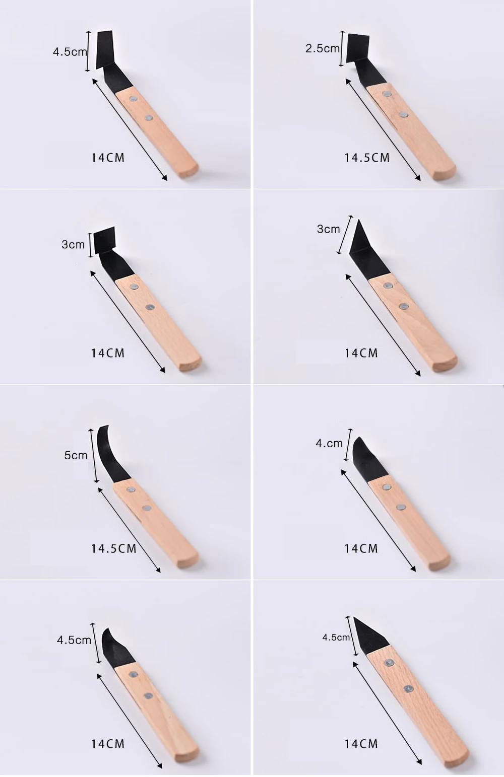 Set 8 Strumenti Per Scultura In Argilla - Raschietti In Silicone E Acciaio, Per Dettagli E Texture - Foto 11