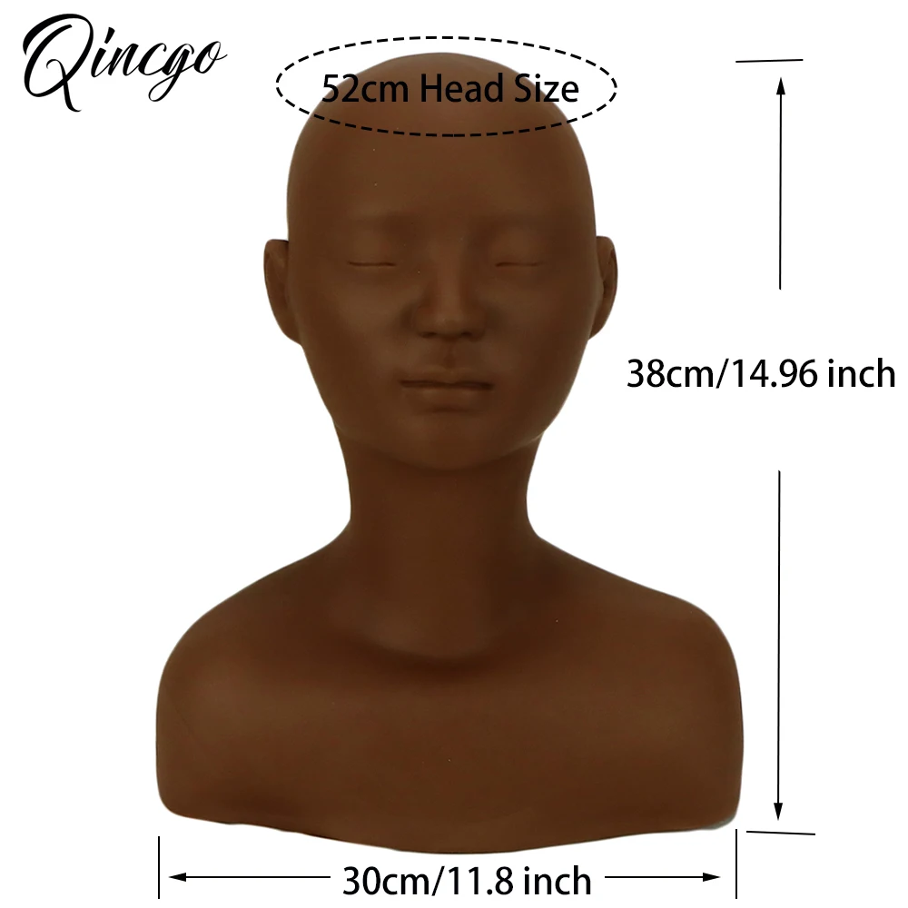 Cosmetology 100% Real Human Hair Salon Practice Hairdresser Training Head Mannequin Dummy Doll - View #5