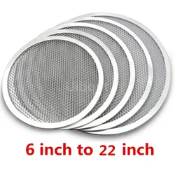 Non-Stick Seamless Aluminum Pizza Baking Tray - Versatile Kitchen Bakeware 6-22 Inch (12 inch  2 pcs)