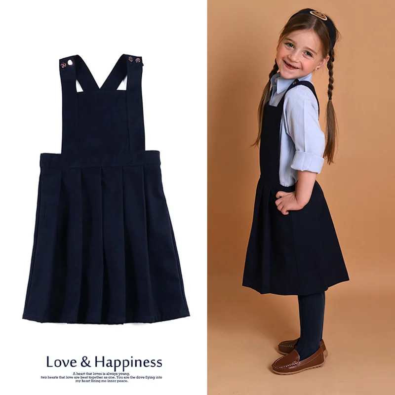 Jupe Plissée Pour Fille Avec Bretelles Amovibles Et Short Intégré - Taille élastique 7-13 Ans