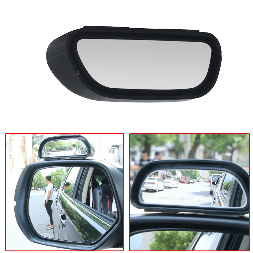 

2PCS Universal Car Auto 360° Wide Angle Rear Side View Convex Blind Spot Mirror Waterproof Durable Wide-angle Convex Design