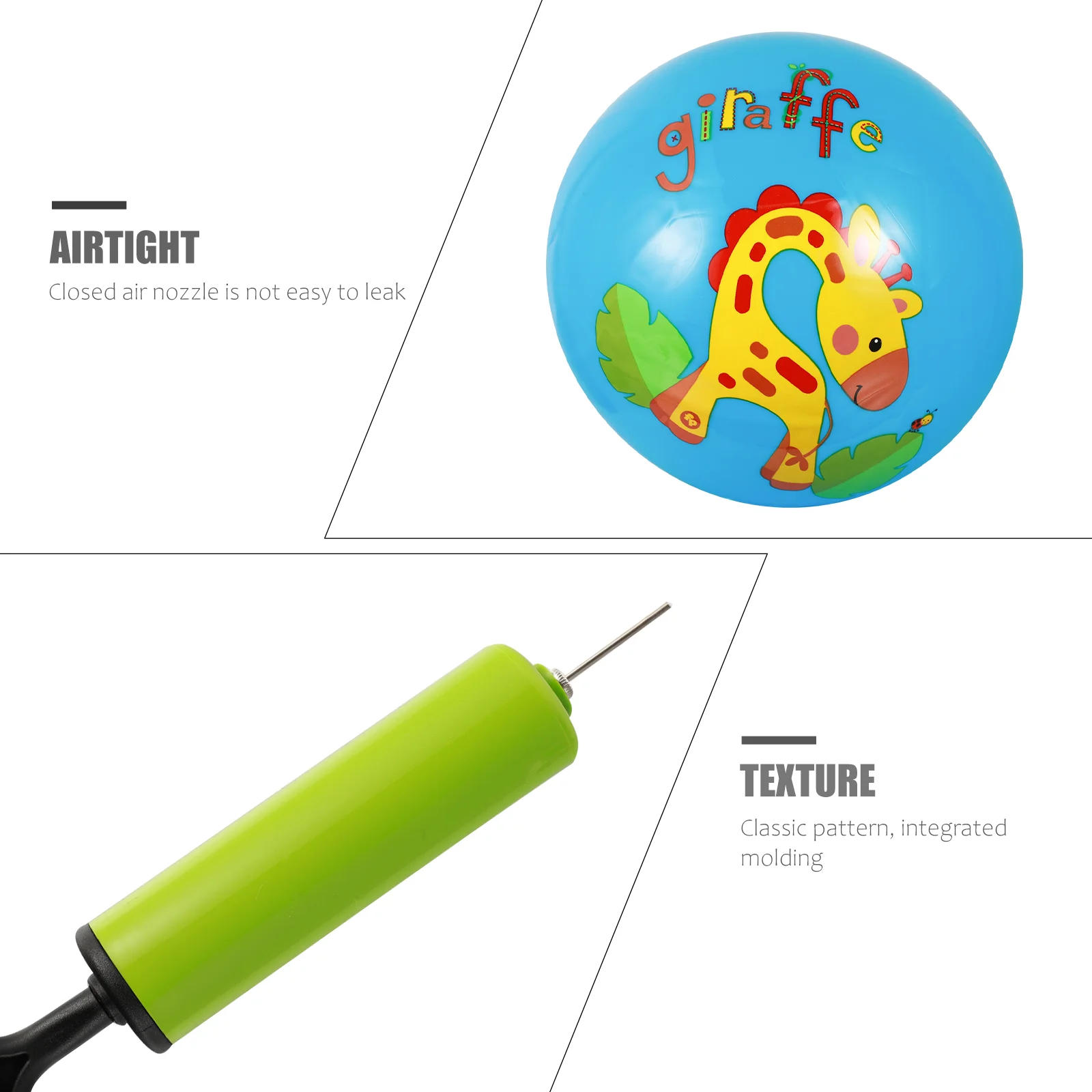 Children's Ball Toy Bouncy Balls Kids Outdoor Activity Gift Toys Playground Heavy for 5