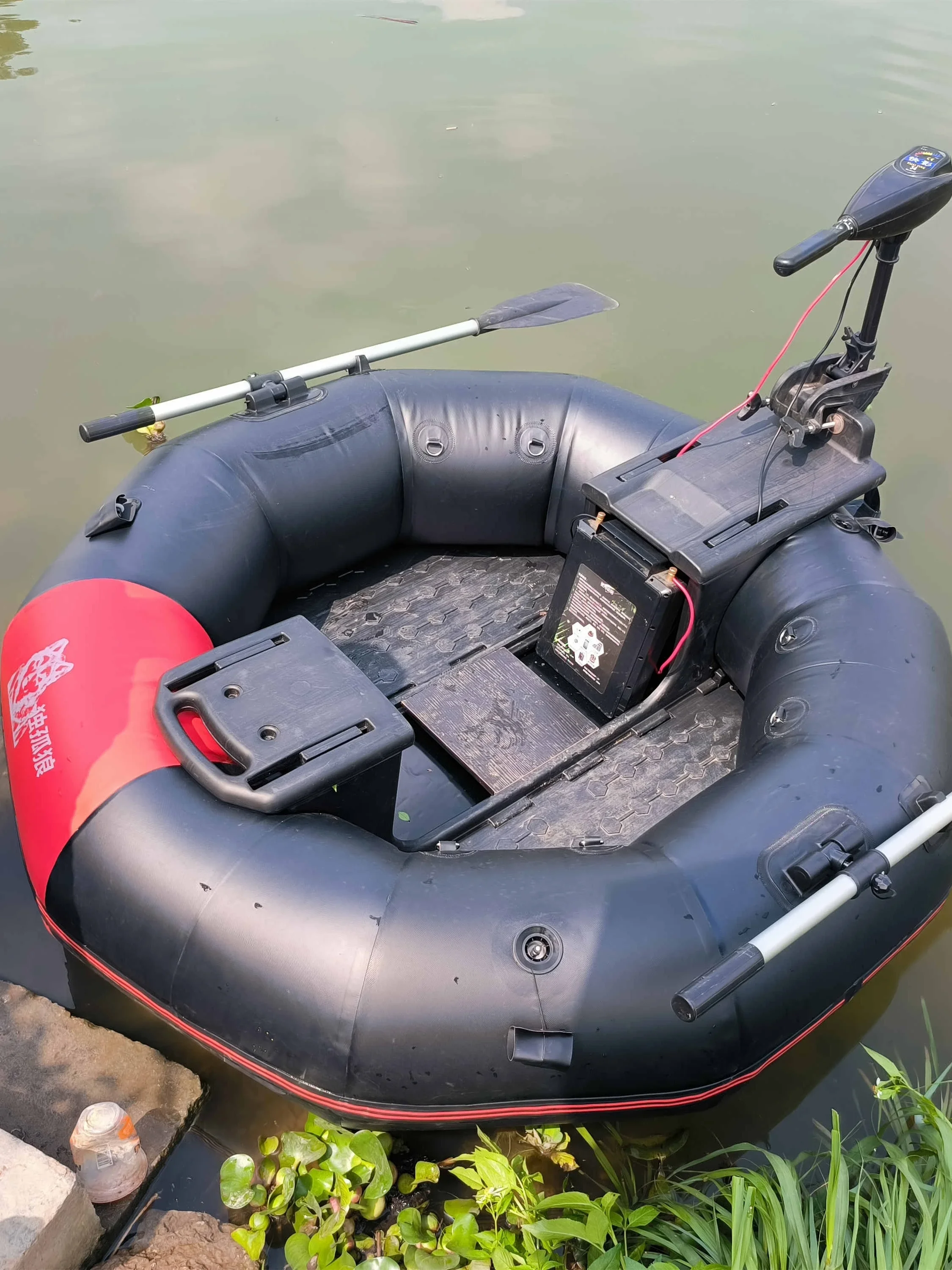 Portable single person road sub electric inflatable boat