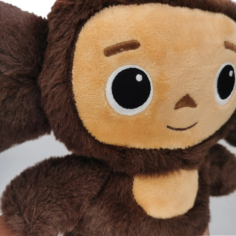 2023 Nouveau Cheburashka Peluche Toy New Big Eyes Monkey avec vêtements  Poupée Russie Anime Baby Kid Kwaii Sleep Appease Poupée Jouets pour enfant