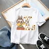 POP MART Labubu Kids Short Sleeve T-shirt Cartoon Anime 26 Letter Print Pullover Boys Girls Summer Casual Tops Loose Clothing 6