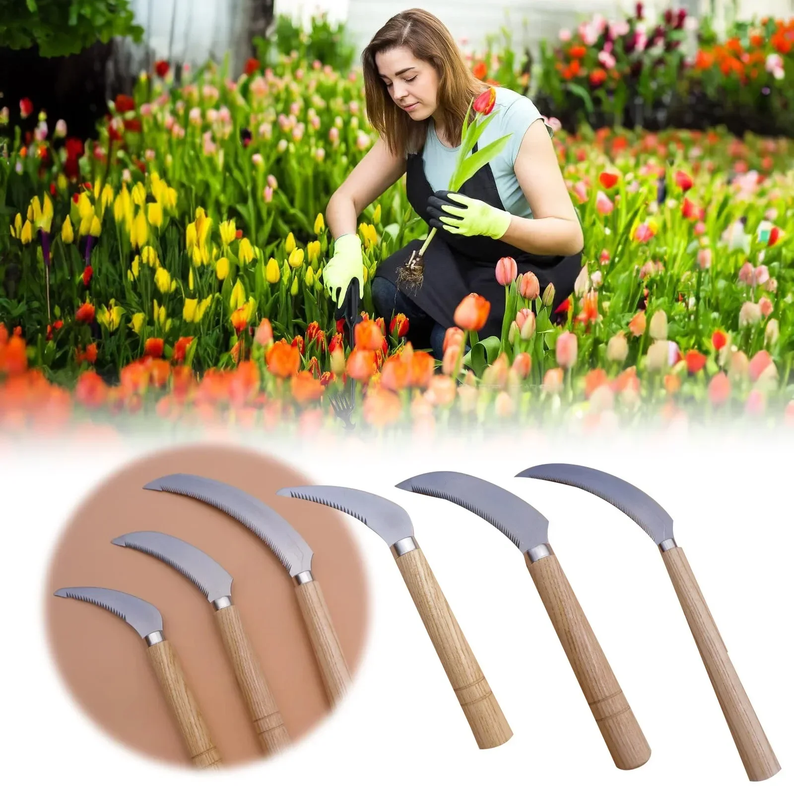 Heavy Duty Japanese Gardening Sickle 5