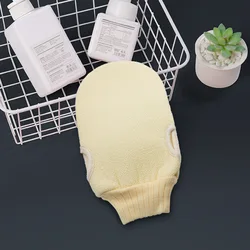 Revitalizing Exfoliation Glove - Spa - Ready Skin Renewal and Massage Tool (Yellow)