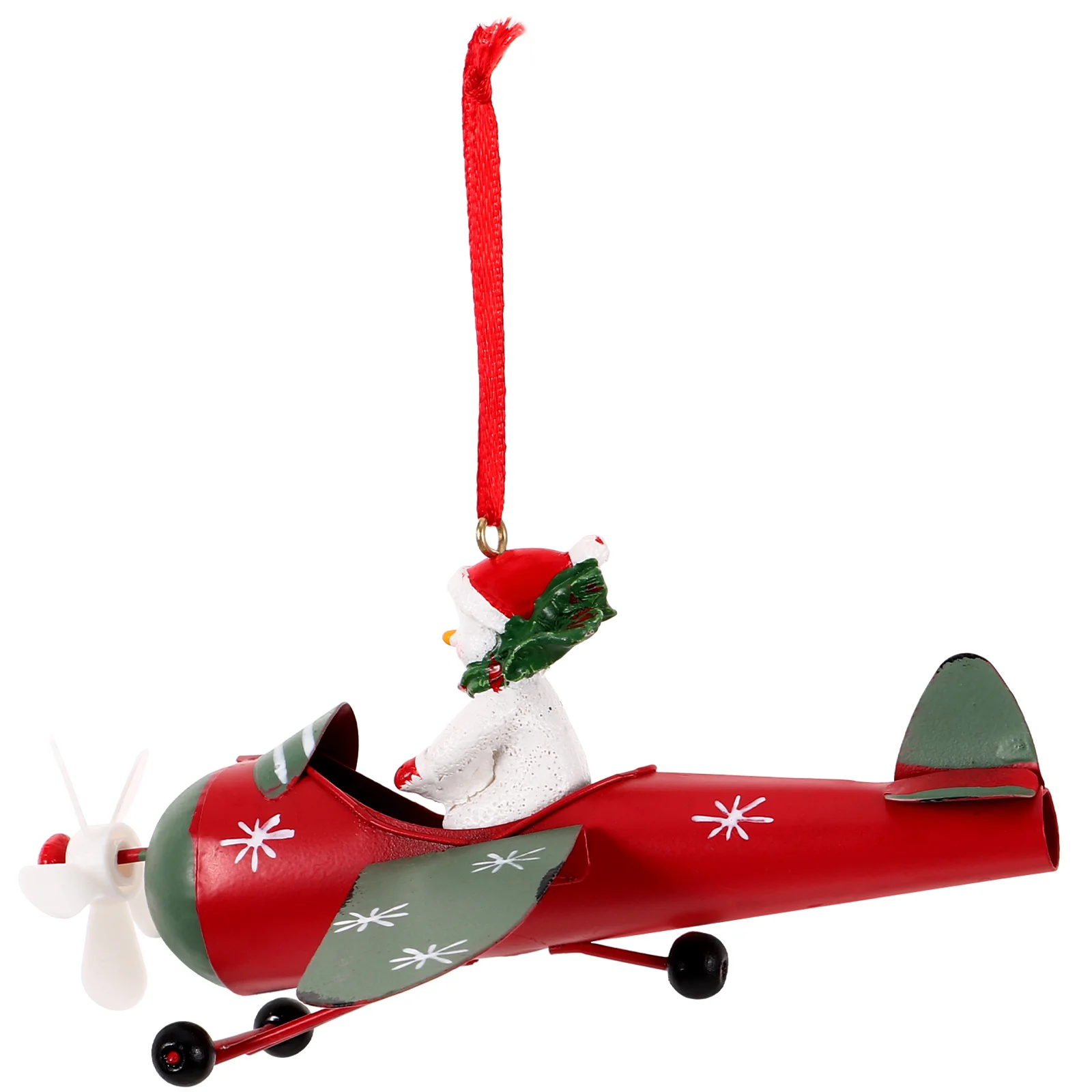 

Christmas Tree Decoration Hanging Snowman Ornaments Xmas Tree Aircraft Hanging Pendant Ornaments for New Year Party Favor
