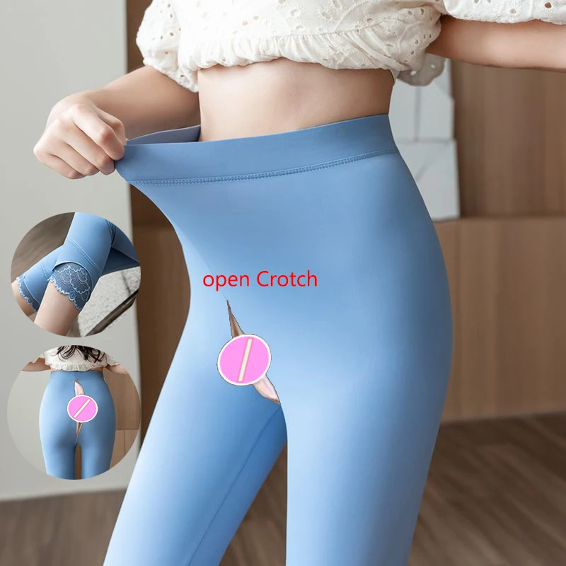 woman-open-crotch-leggings-korean-hot-crotchless-pants-zipper-hollow