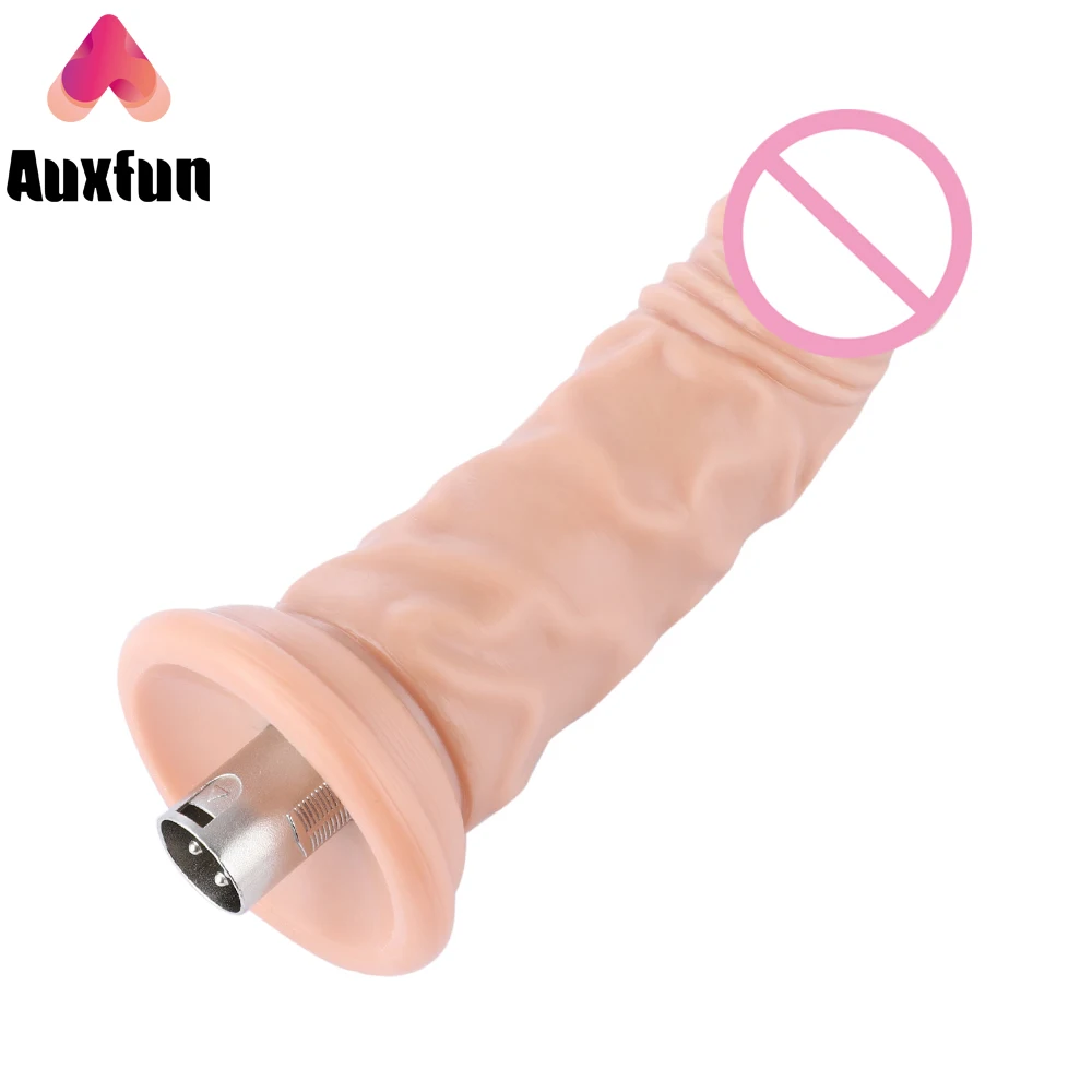 

Auxfun Multi-Venous TPE dildo for Sex Machine with 3XLR Connector / 3 Pin Attachments