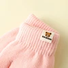 Children Double-layered Gloves Autumn/Winter Hand Warmers Handwear for Babies Autumn/Winter Handwear 1 Pair 4