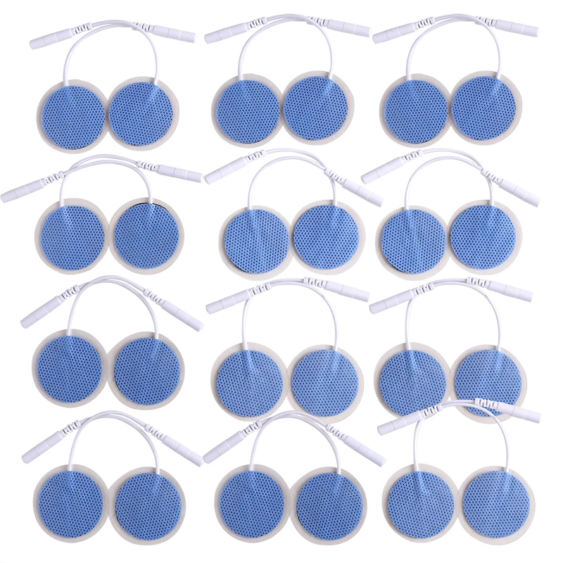 Electrode Pads 50/100pcs 32mm blue for Electric Tens Digital Therapy Machine Replacement Body Massager