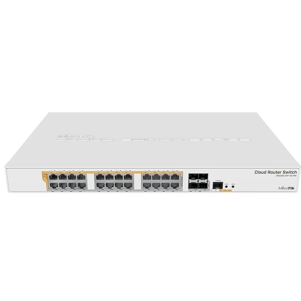 

Spot goods MikroTik CRS328-24P-4S+RM 24-port Gigabit PoE switch 500W power 4-port SFP+