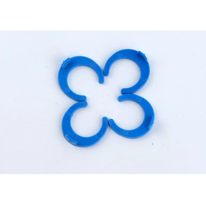 PE Pipe Fitting 100Pcs 1/4 3/8 OD Tube Blue Clip C-ring Hose Quick Connector Aquarium RO Water Filter Reverse Osmosis System