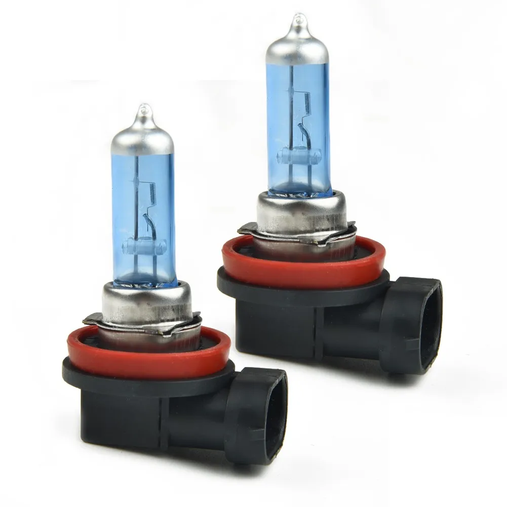 

2Pcs H11 Halogen Headlight Car Light Hi/Lo Beam 6000K 12V 55W Super Bright Cool Blue Hyper White Bulb Fog Halogen Bulb