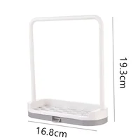 1 PC Kitchen Towel Storage Rack Sponge Drain Shelf Plastic Dishcloth Stand Home Organizer Holders Bathroom Gadgets 6