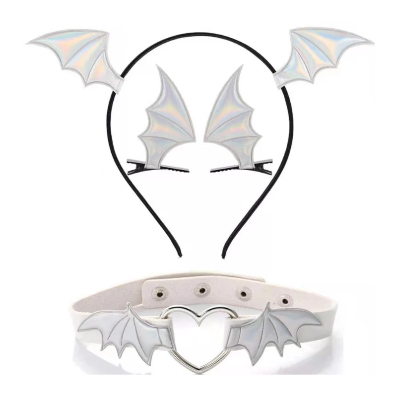 Hair Accessories Halloween Hair Hoop Bat Wing Headband Set