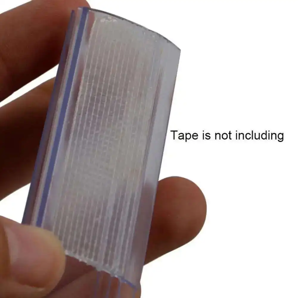 Warehouse Label Holders Paper Price Tag Holders Wood Or Metal Shelving Flexible Clear Plastic Clip