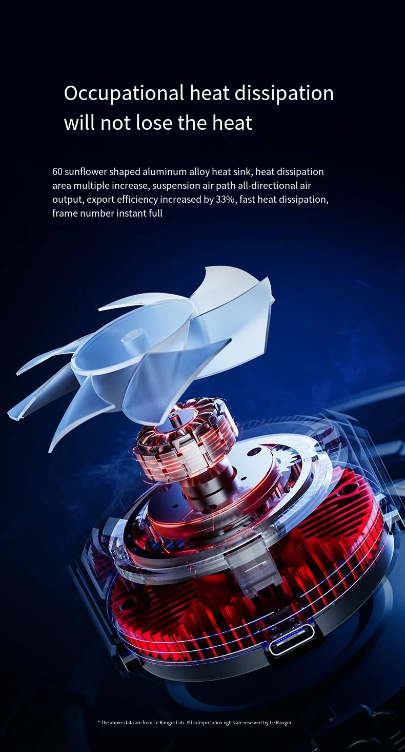 AL-12 2in1 Magnetic Phone Gaming Cooler description image 4