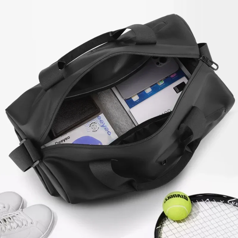 Zipper Large Capacity Oxford Travel Bags Solid Fitness Bags Thickened Fabric High Capacity Waterproof Luggage Sports