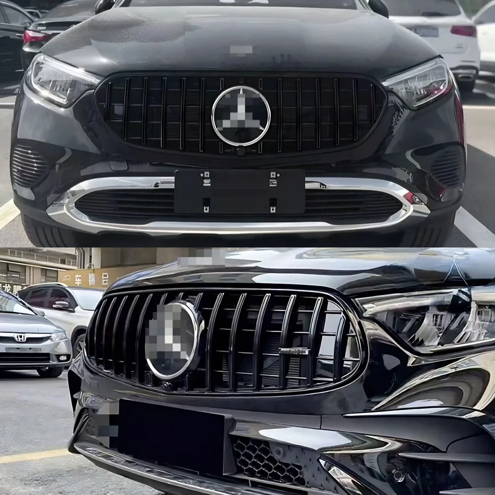 메르세데스 벤츠 GLC X254 2023-2025 스포츠 그릴 프론트 범퍼 그릴 액세서리 스타일 튜닝 업그레이드 범퍼 그릴