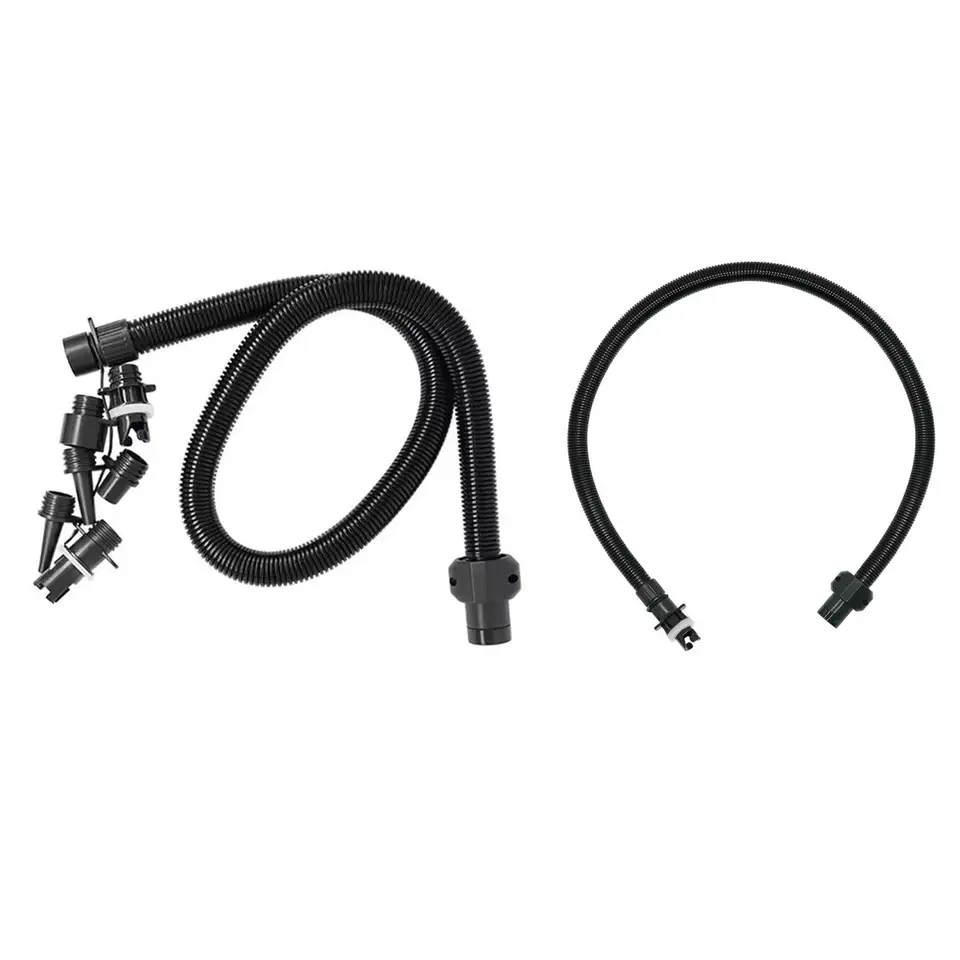 Set 8 Pezzi Tubo Pompa Per SUP E Gonfiabili - Tubo Da 1 Metro Con 7 Ugelli Per Valvole Aria (Kayak, Tende, Piscine)