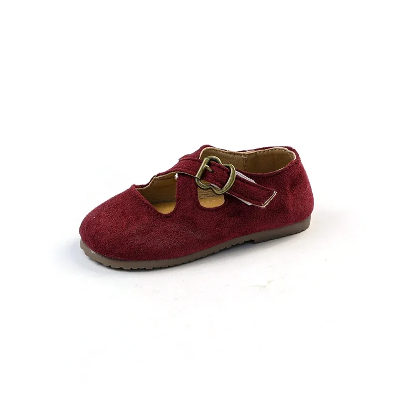 New Girl Princess Shoes Leopard Printed Children Fashion Leather Shoes Causal Walking Versatile Kids Flat Hook Loop
