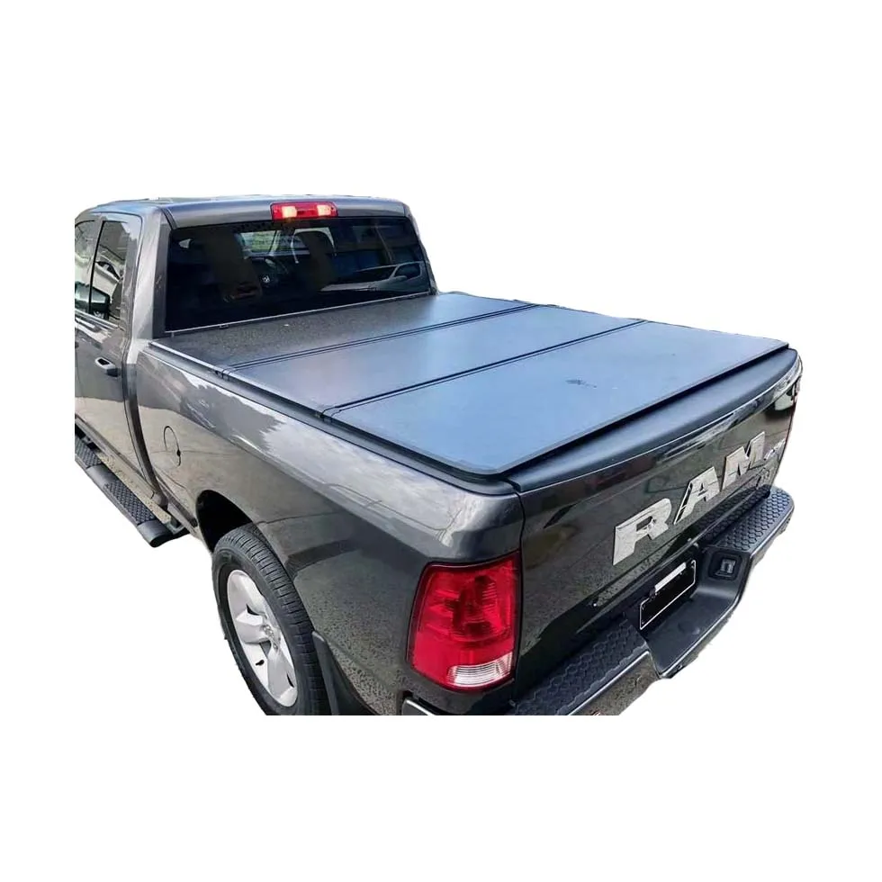 

Custom-fit Aluminum Tri-fold Lid for Dodge Ram 1500 5.7ft Bed Waterproof Pickup Truck Hard Tonneau Cover