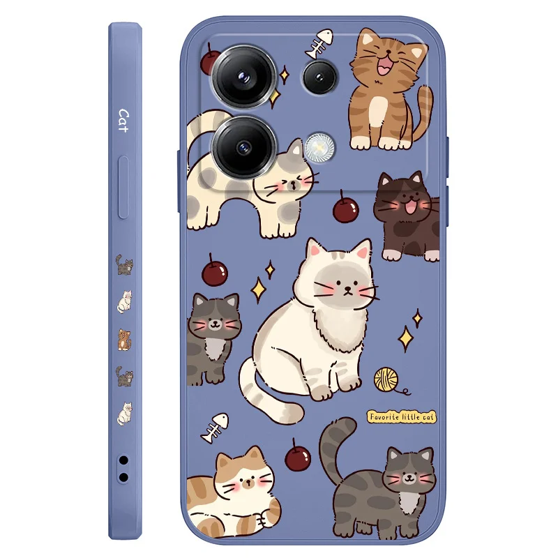 Adorable Feline-Themed Silicone Phone Case