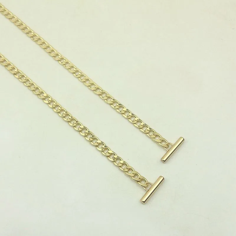 10Pcs 8mm Metal Chains Shoulder Bag Strap Women Handbag Purse Adjusted Strap 120cm Chains DIY Replacement Handle Accessories