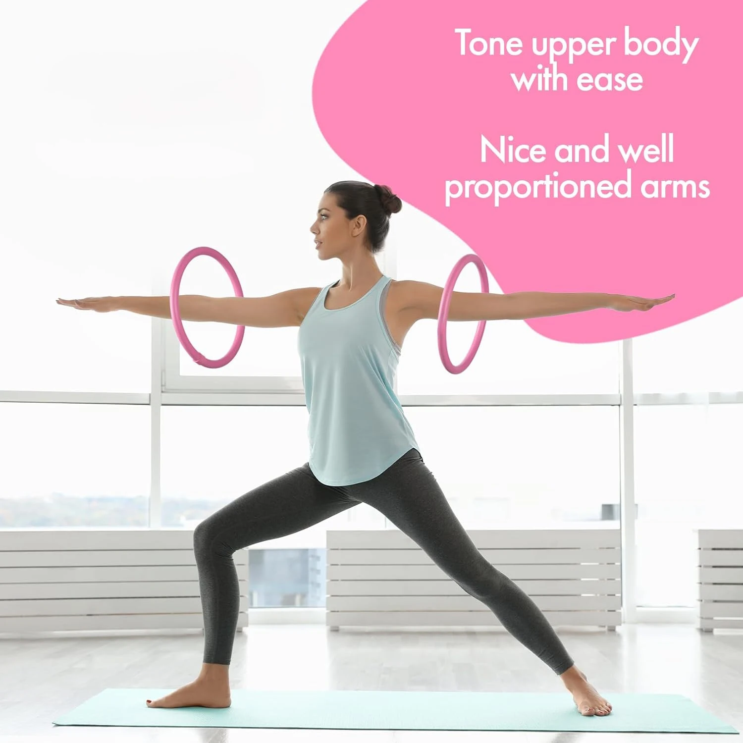 Exercise Hula Hoops Sports Rolling Exercise Ring for Swing Wrist Forearm Arm Training