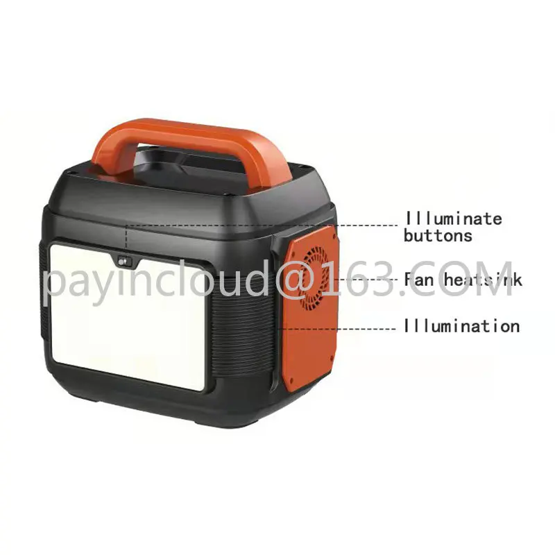 160000mAh 홈 에너지 저장 비상 충전 배터리 LED 조명 캠핑 600W 휴대용 태양열 발전기 전원 공급 장치