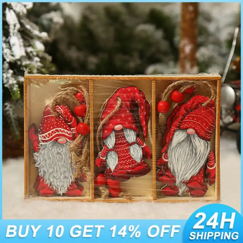 

2023 Ornaments Handcrafted Design Vibrant Colors Christmas Tree Decor 2023 Navidad Ornaments High-quality Wood Christmas Decor