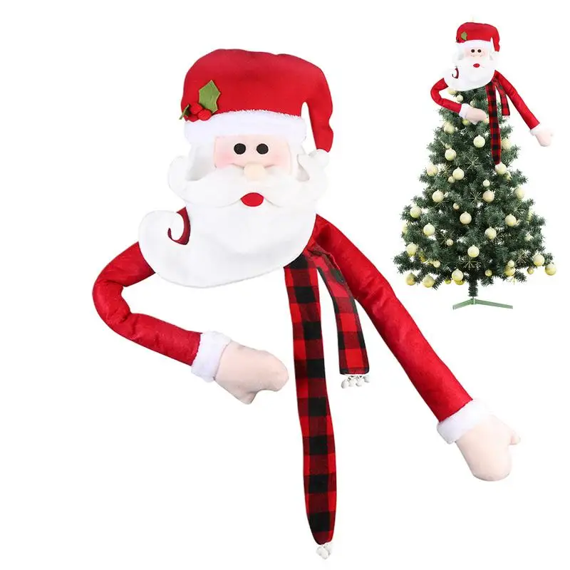 

Santa Claus Tree Toppers Funny Santa Christmas Tree Decor Tree Toppers Christmas Decorations Home Decor For Christmas Party