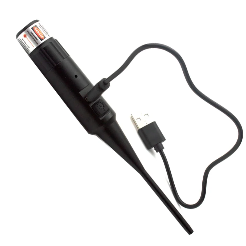 Rechargeable Laser Boresighter .17 .177 .22LR to 12GA Caliber Hunting Collimator