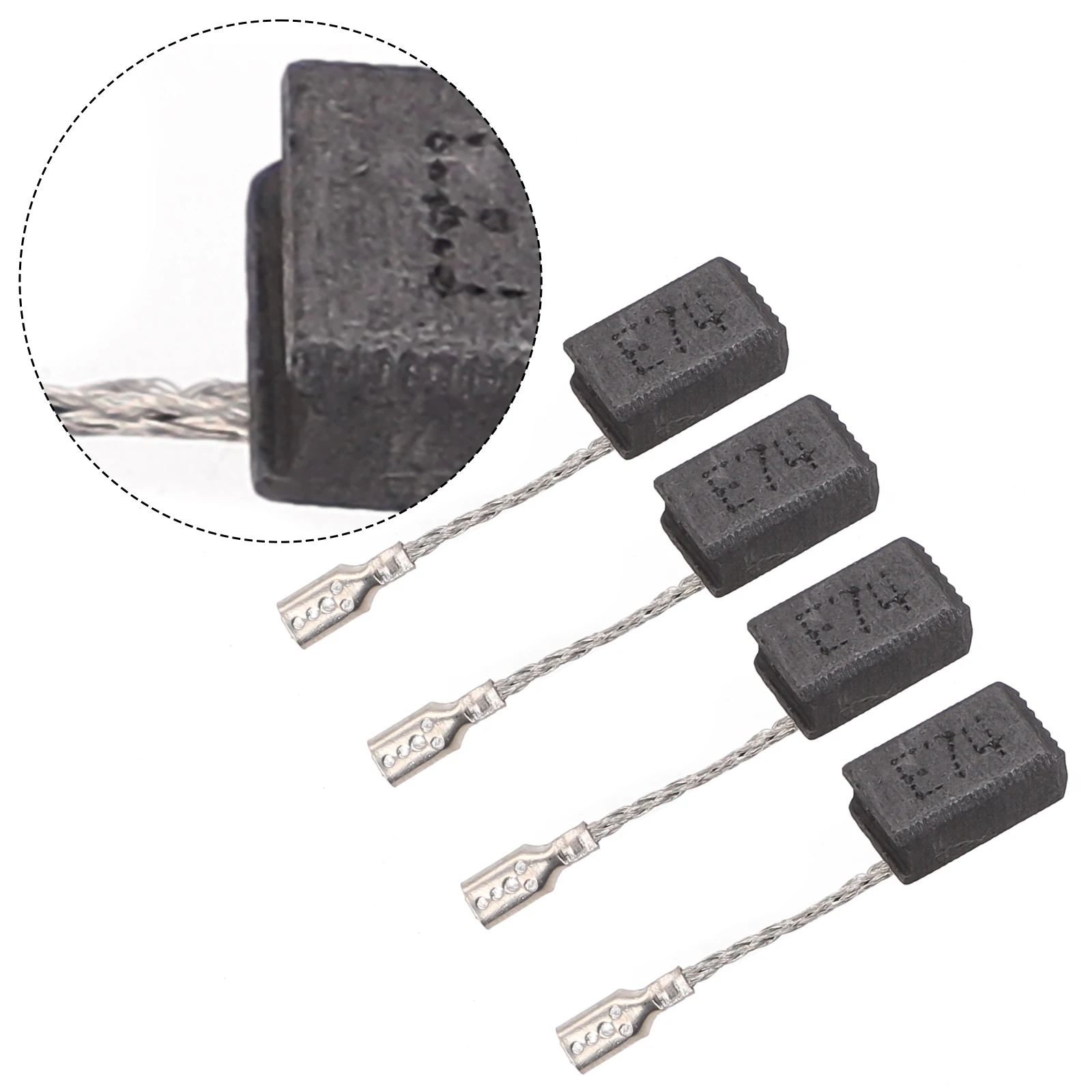 

Карбоновые щетки для Bosch, 6,5x8x13 мм, GWS 7-100/GWS 7-115 E/GWS 7-125, аксессуары для мастерских электроинструментов, 4 шт.