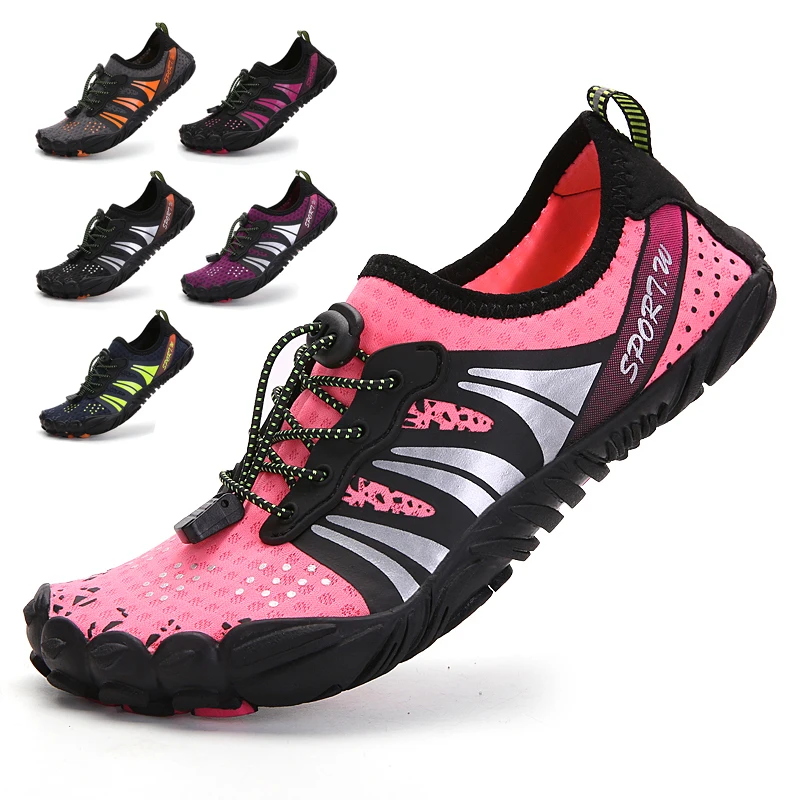 35-46# Anti-Slip Unisex Gym Footwaer Couples Vacation Beach Game Aqua Shoes Men Squat Fitness Shoes Women Indoor Yoga Shoes