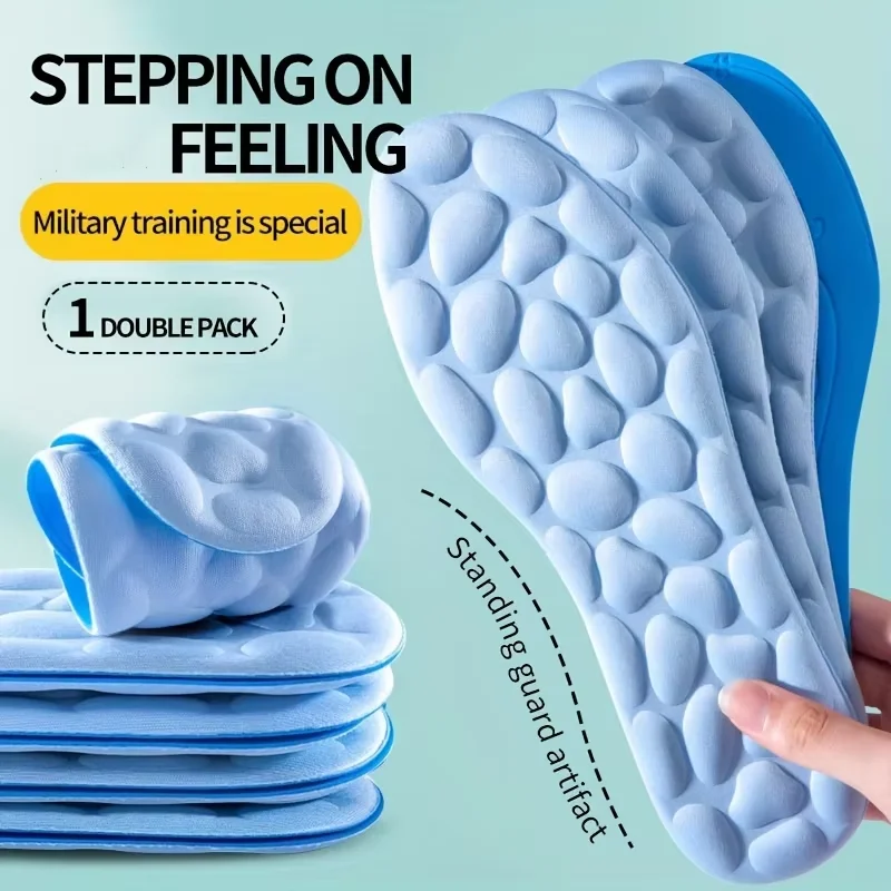 Massage Memory Foam Insoles for Shoes Breathable Cushion Sport Running Orthopedic