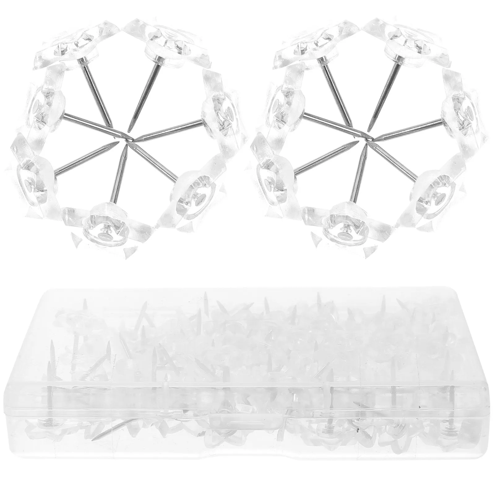 100Pcs 푸시 핀 섬세한 다기능 썸 탭 컴팩트 지도 액세서리 매일 사용 재사용 가능한 소형 썸 탭 홈 스터디