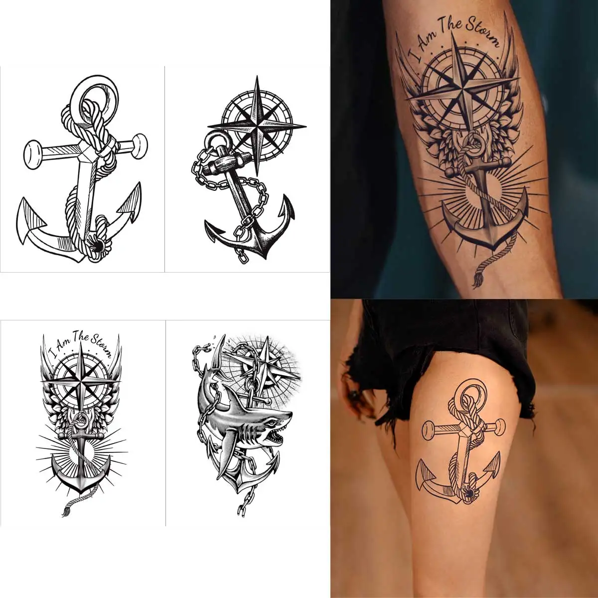 Tatuagem de Uma Âncora: A Escolha Perfeita Para Quem Busca Simbolismo,  Durabilidade e Estilo Temporário, image size:1200x1200