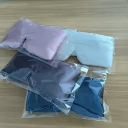 Luxurious Mulberry Silk Sleep Mask - Soft Padded Light - Blocking Eye Mask - XLARGE (1pc random color)